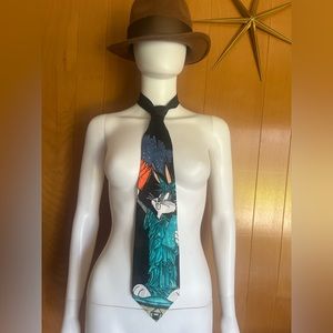 Vintage Looney Tunes Bugs Bunny Tie Statue of Liberty